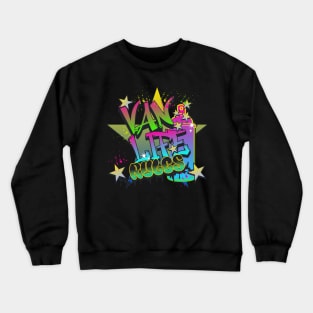 Van Life Rules Graffiti Design Crewneck Sweatshirt